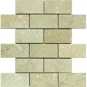 3x6 Seagrass Honed Limestone Tile