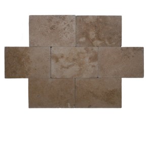 16x24 Noce Tumbled Travertine Paver