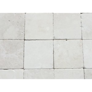4x4 Botticino Tumbled Marble Tile