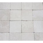 4x4 Botticino Tumbled Marble Tile